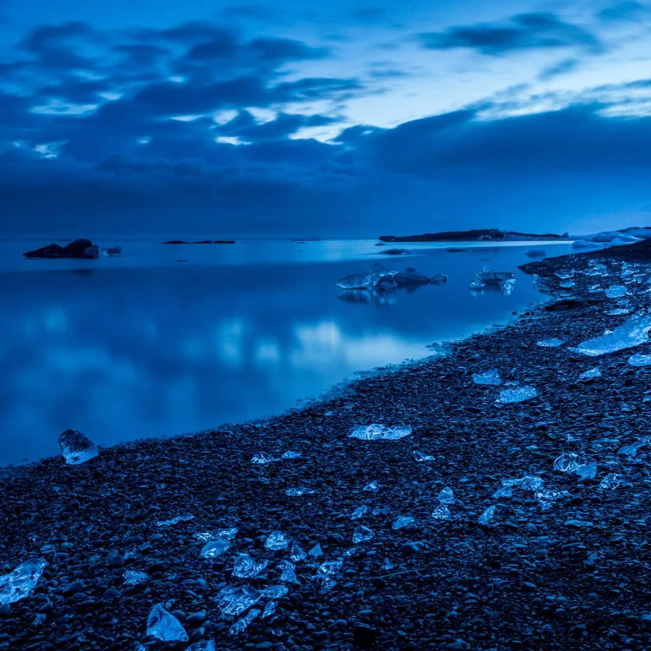 A placeholder image of a blue shore from Picsum
